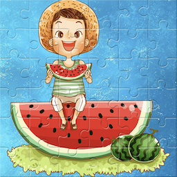 watermelon puzzle icon